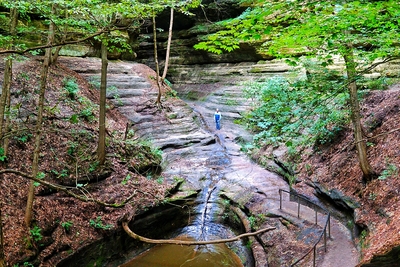 The Story Behind This Photo - Starved Rock State Park Near Utica, Illinois -In Deer Park Township, LaSalle County